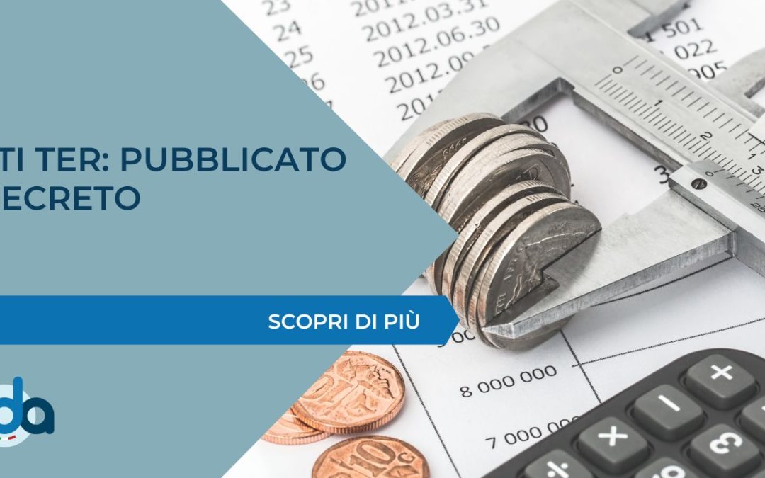 AIUTI TER: PUBBLICATO IL DECRETO