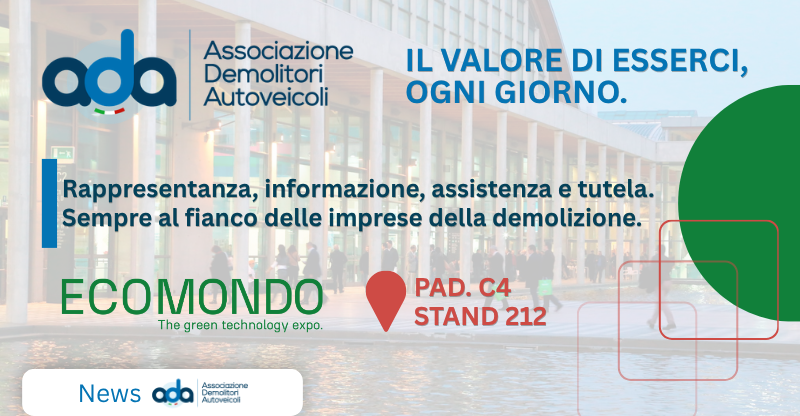 ADA a Ecomondo 2026 – Fiera di Rimini 3-6 novembre